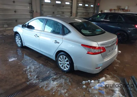 2013 Nissan Sentra Sv z USA, uszkodzony, nr VIN 3N1AB7AP9DL651190